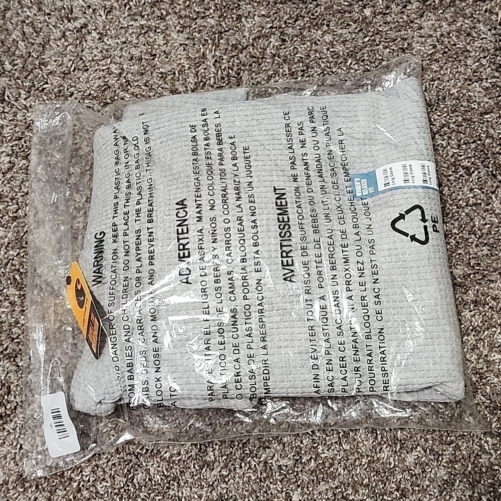 CARHARTT NWT Relaxed Fit Heavyweight Long-Sleeve Hooded Thermal Shirt 1x 16w 18w - Picture 6 of 8
